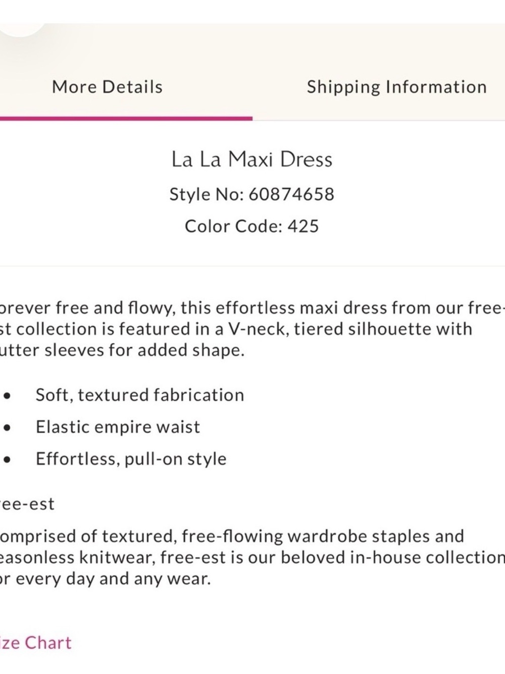 Free People Black Maxi Dress with V-Neck and Flutter Sleeves - Picture 3 of 3